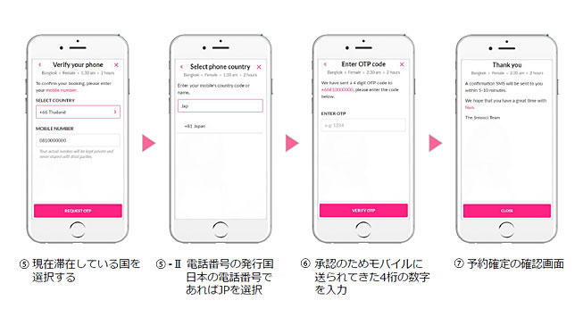 step2東京のエスコートサービスSmooci（スムーチ）でSmoociで女の子をよんでみよう！
